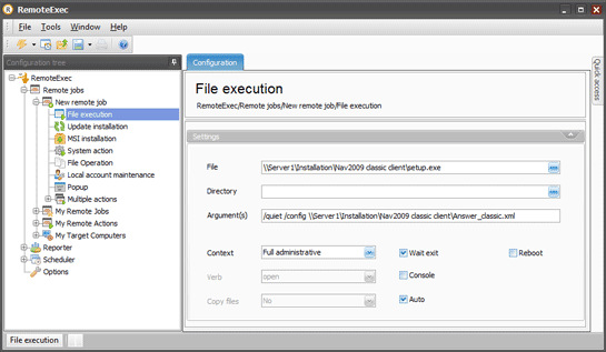 RemoteExec Interface